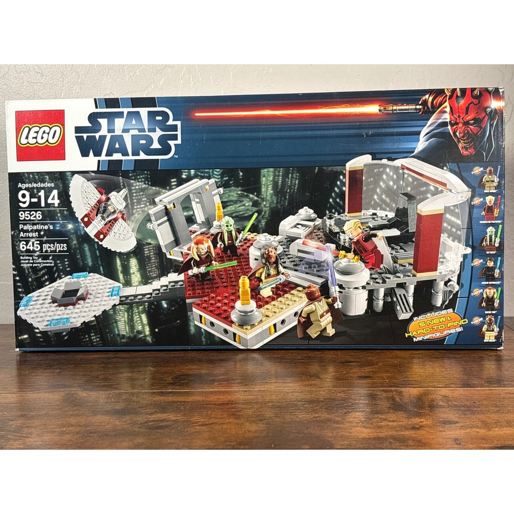 LEGO Star Wars Palpatine's Arrest Set 9526 Revenge of the Sith 645 Pc New Sealed